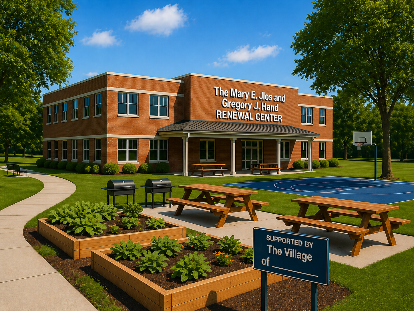 Modern architectural rendering of the Pathways to Success Center